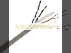 PVC LSZH Jacket Cat6 Καλώδιο Ethernet Cat6 FUTP Low Corss Talk Lan Ethernet καλώδιο
