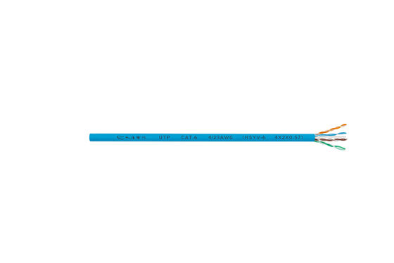 Αγορά 350MHz στριμμένο 4P ζευγάρι 24AWG 23AWG του U UTP καλωδίων Cat6 συχνότητας Cat6 Ethernet μετάδοσης online manufacture