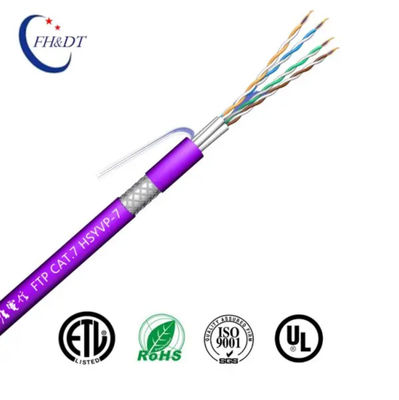 Αγορά Γάτα 7 FTP PVC LSZH καλωδίων ODM Cat7 Ethernet cOem για τις τηλεπικοινωνίες online manufacture